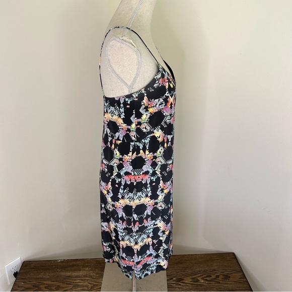 TIBI Gray/geometric print sleeveless dress - Size 0 - Picture 3 of 11